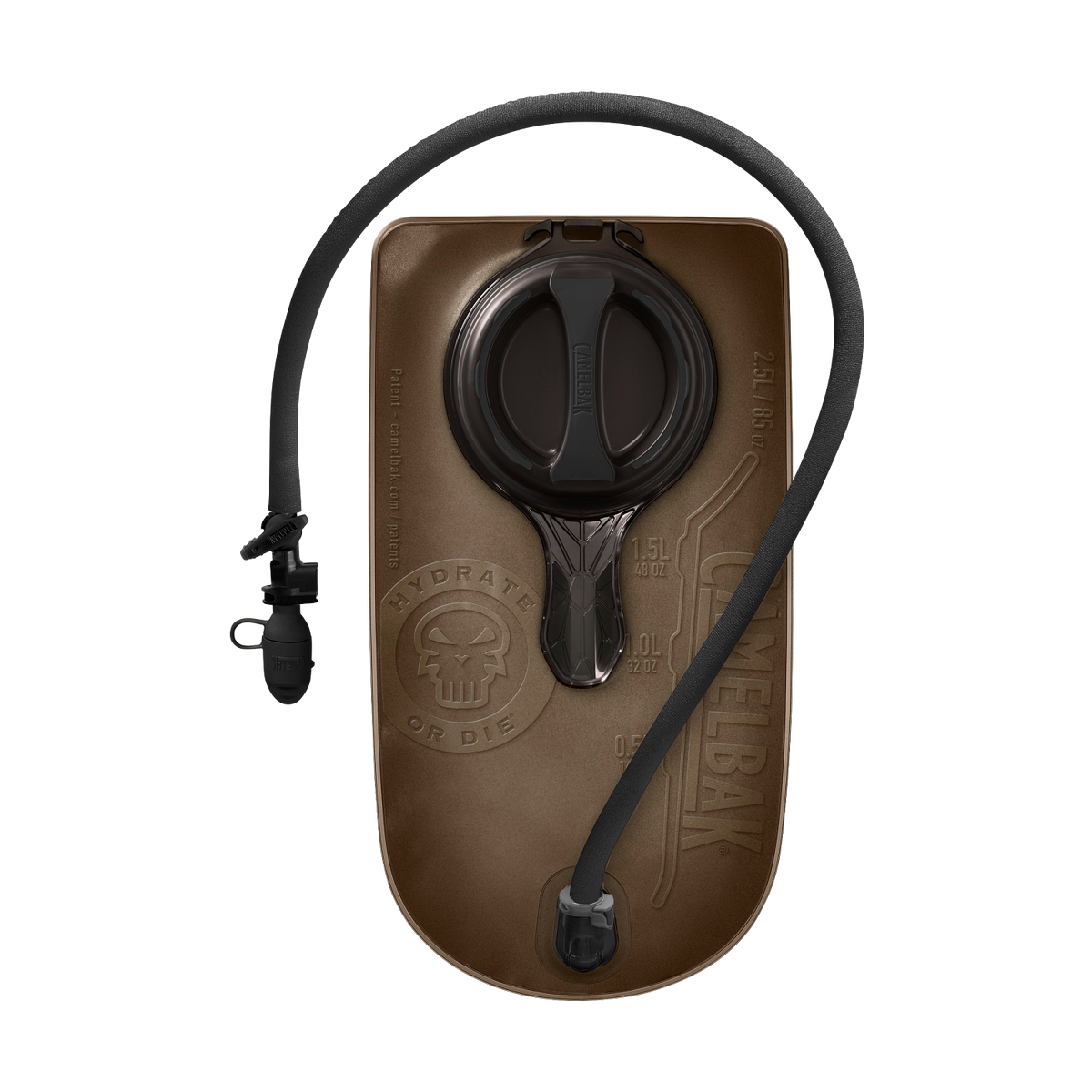 Mil Spec Crux 85oz/2.5L Reservoir w/ Black Tube Cover